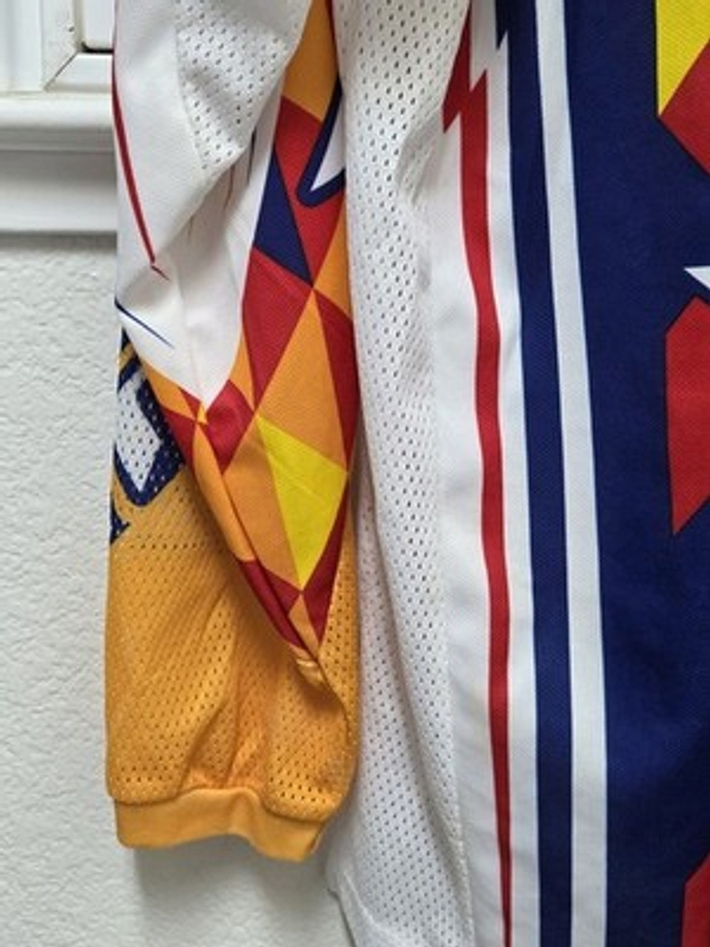 Fly Racing Motorcross Jersey Adult Large Blue Red Yellow MX ATV Dirt Bike... - Picture 9 of 15